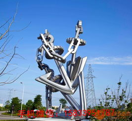 不銹鋼標(biāo)志雕塑 城市不銹鋼雕塑